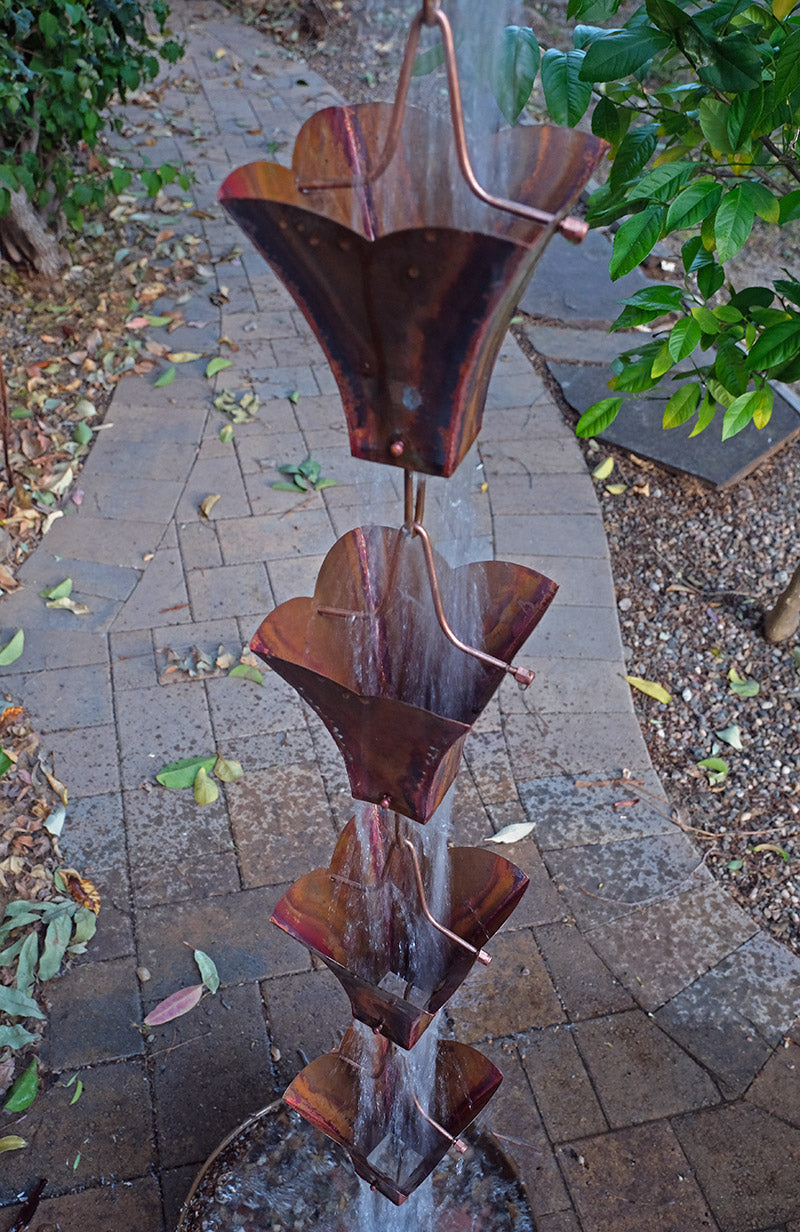 Large Square Cups  Pre-Aged Copper 3121-L