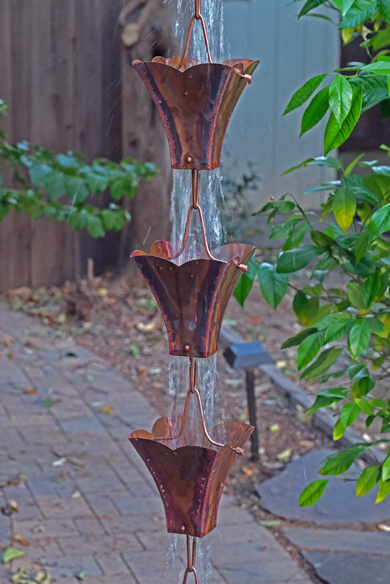 Large Square Cups  Pre-Aged Copper 3121-L