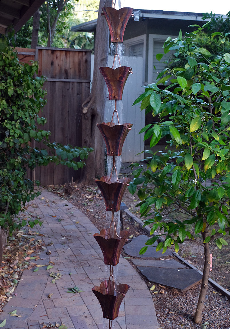 Large Square Cups  Pre-Aged Copper 3121-L
