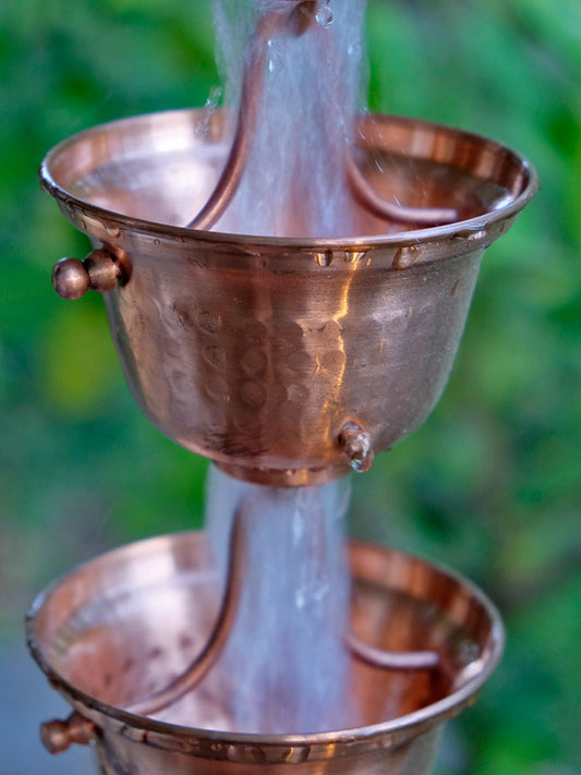Copper Bells Pure Copper Hammered Cups #3124-COP