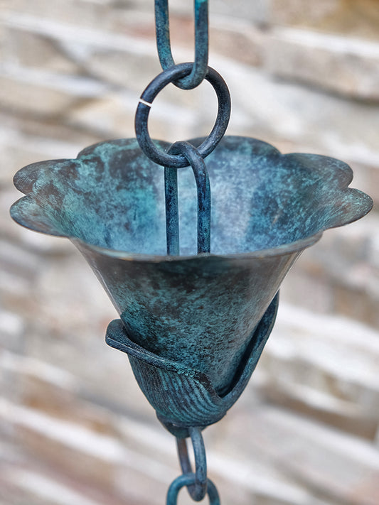 Kanji Cups™ no. 1 Patina Finish Copper & Brass 3126-1-P
