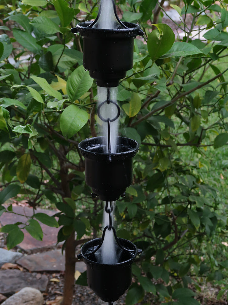 Powder Coated Black Aluminum Naoki Cups 3139-BLK