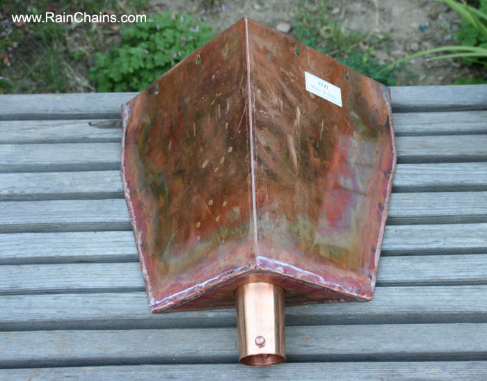 Pure Thick Copper Corner Leaderhead 3141-COP