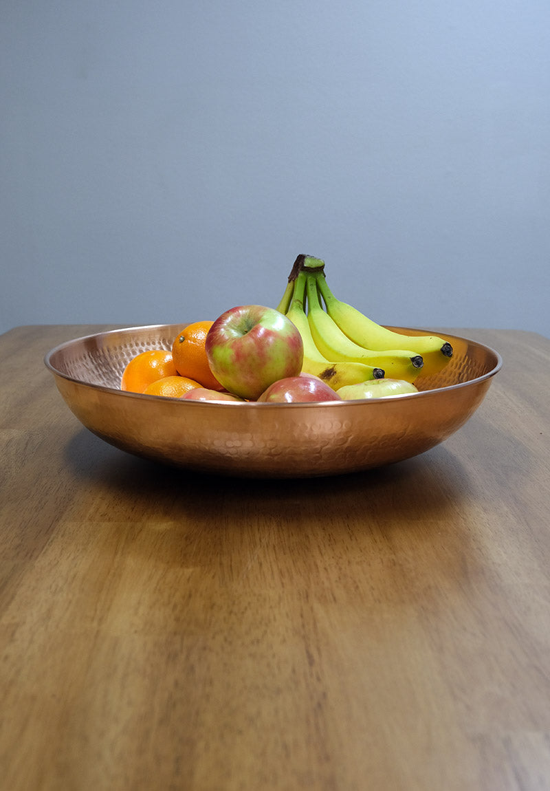 3145-GD-COP Copper Hammered Utility Dish