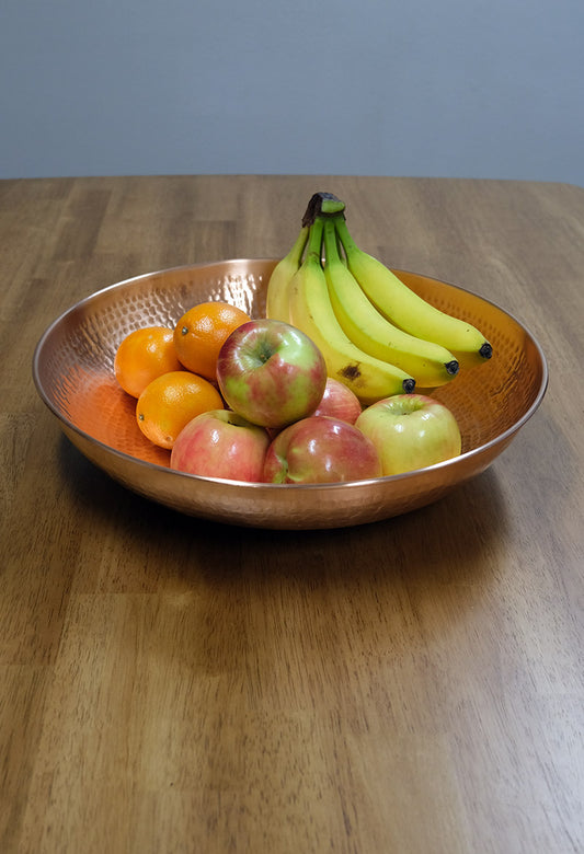 3145-GD-COP Copper Hammered Utility Dish