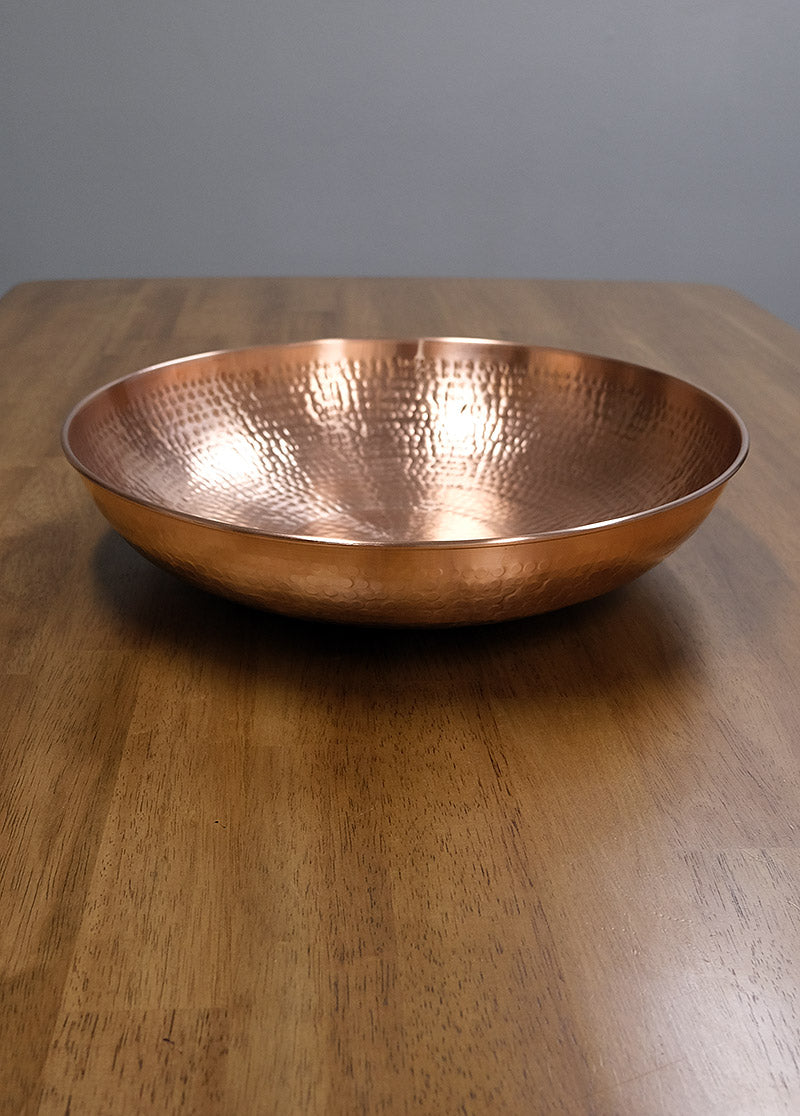 3145-GD-COP Copper Hammered Utility Dish