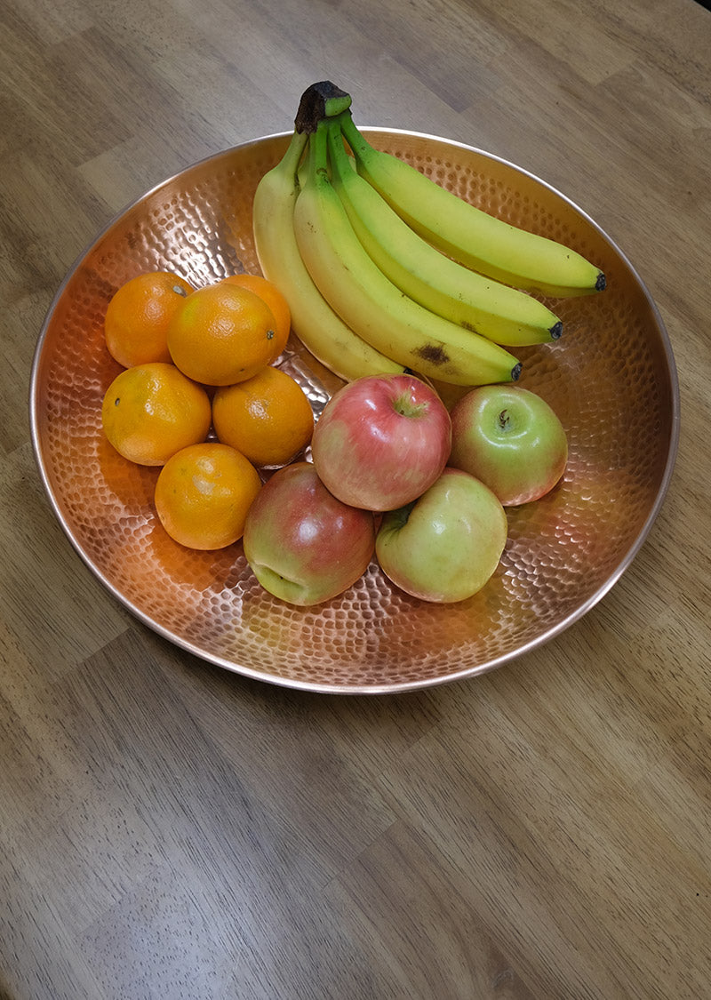 3145-GD-COP Copper Hammered Utility Dish