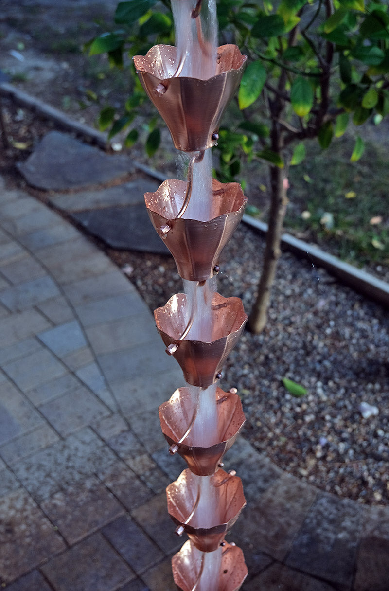 Star Flower Cups Unfinished Copper  3146-COP