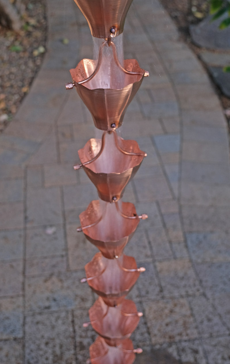Star Flower Cups Unfinished Copper  3146-COP