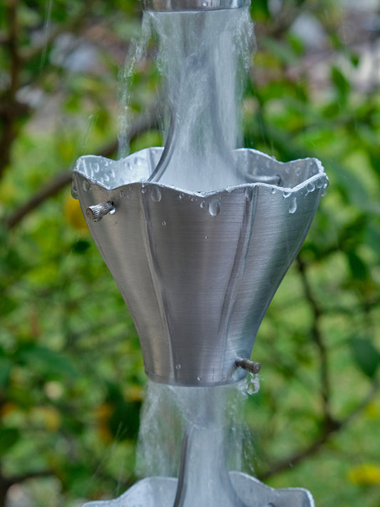 Unfinished Aluminum Starflower Cups 3146-AL