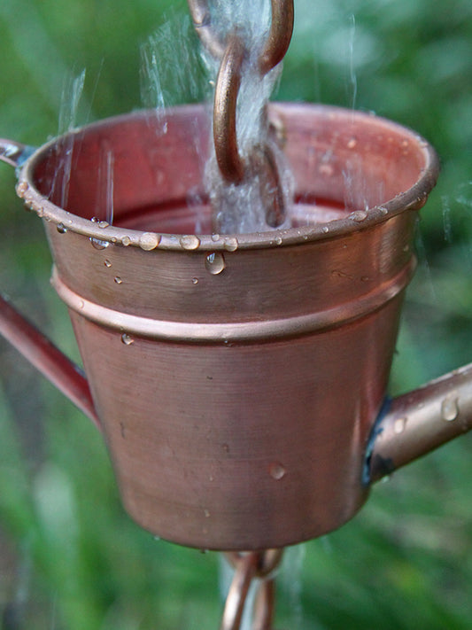 Pure Unfinished Copper Watering Can Cups CLEARANCE #4242-CLEARANCE