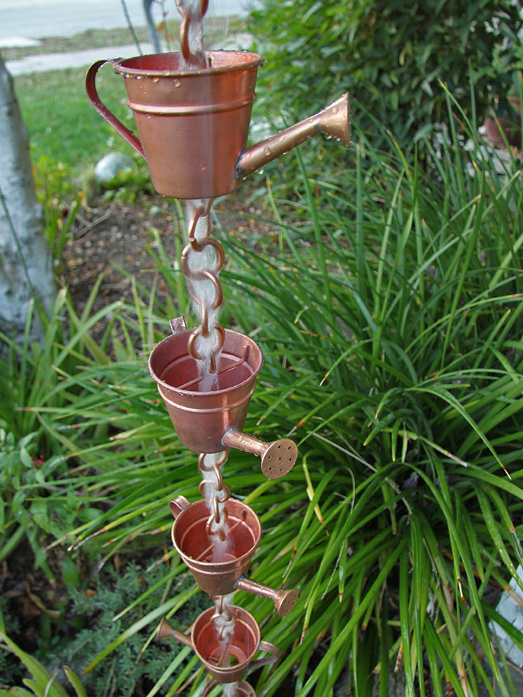 Pure Unfinished Copper Watering Can Cups CLEARANCE #4242-CLEARANCE