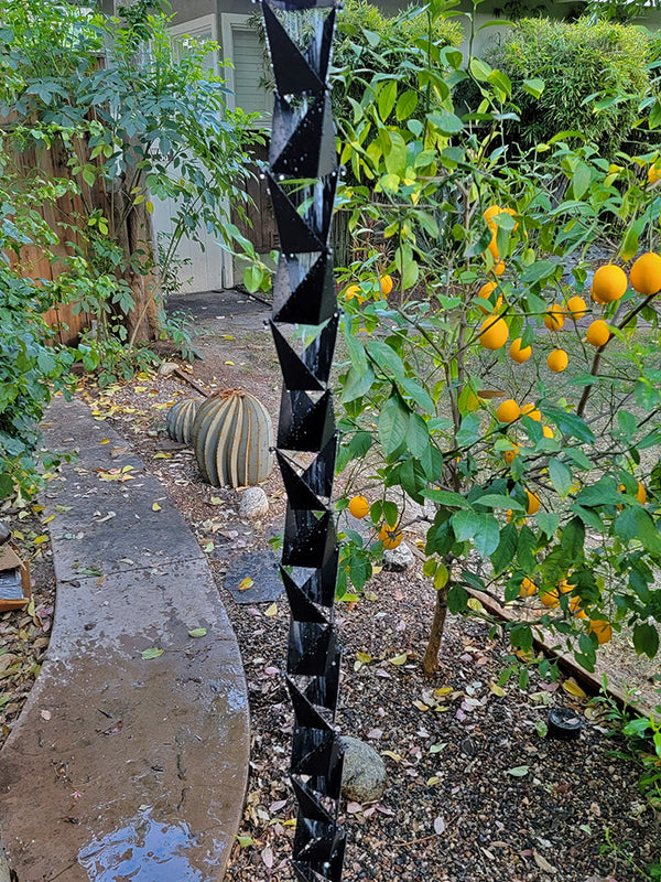 Origami Rain Chain 4542-BLK – RainChains.com