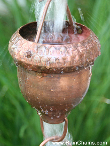 Acorn Cups Pure Unfinished Copper  2688-COP