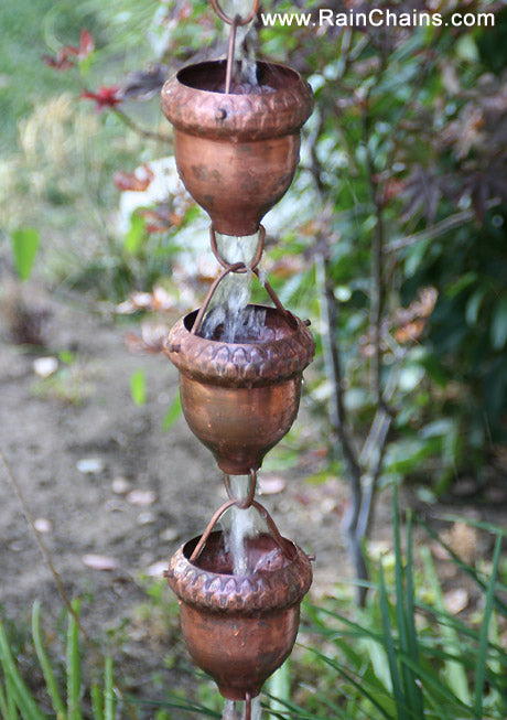 Acorn Cups Pure Unfinished Copper  2688-COP