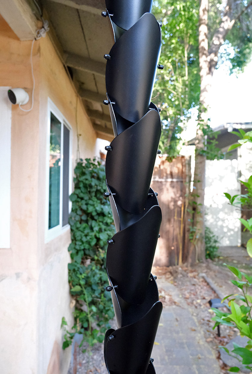 Dragon Scales Rain Chain Black DS5245