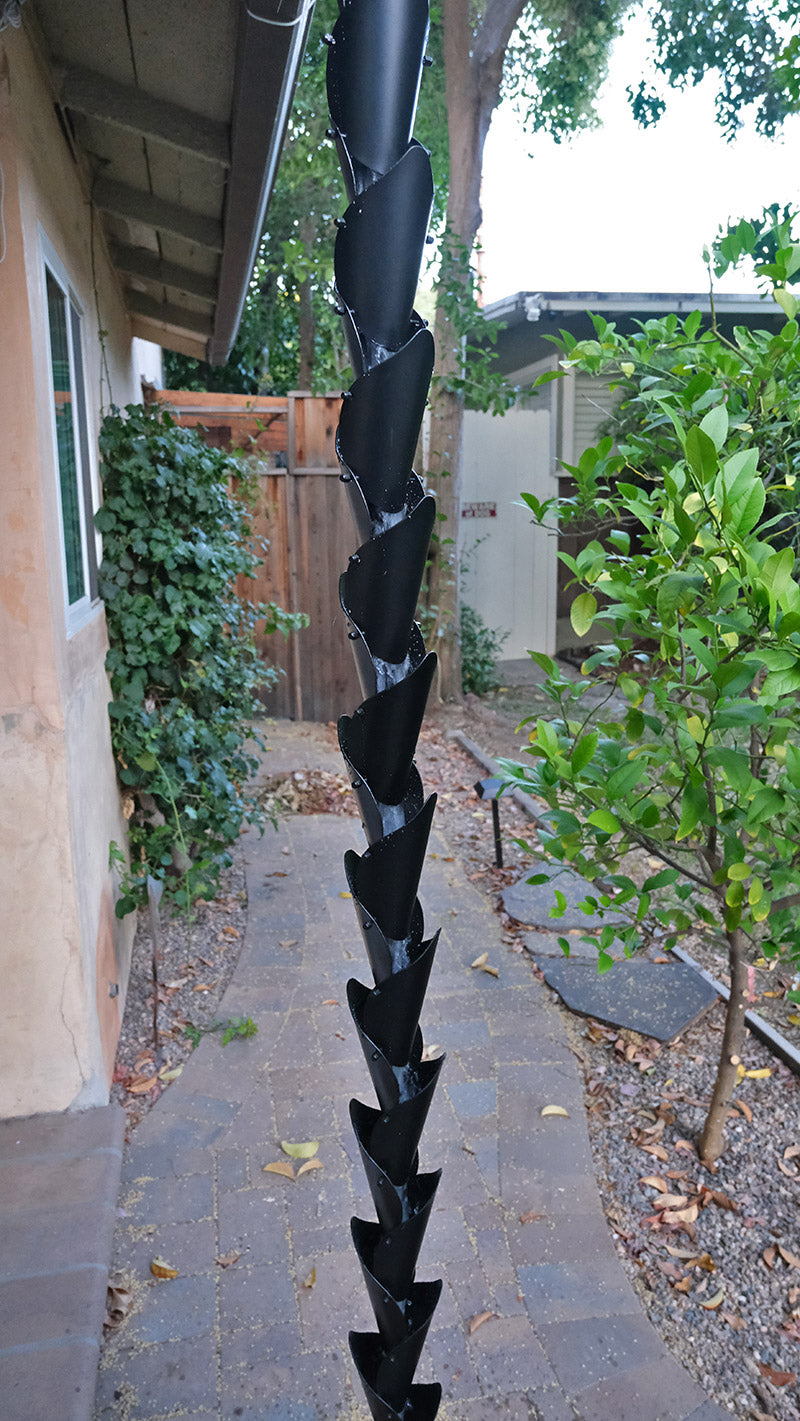 Dragon Scales Rain Chain Black DS5245