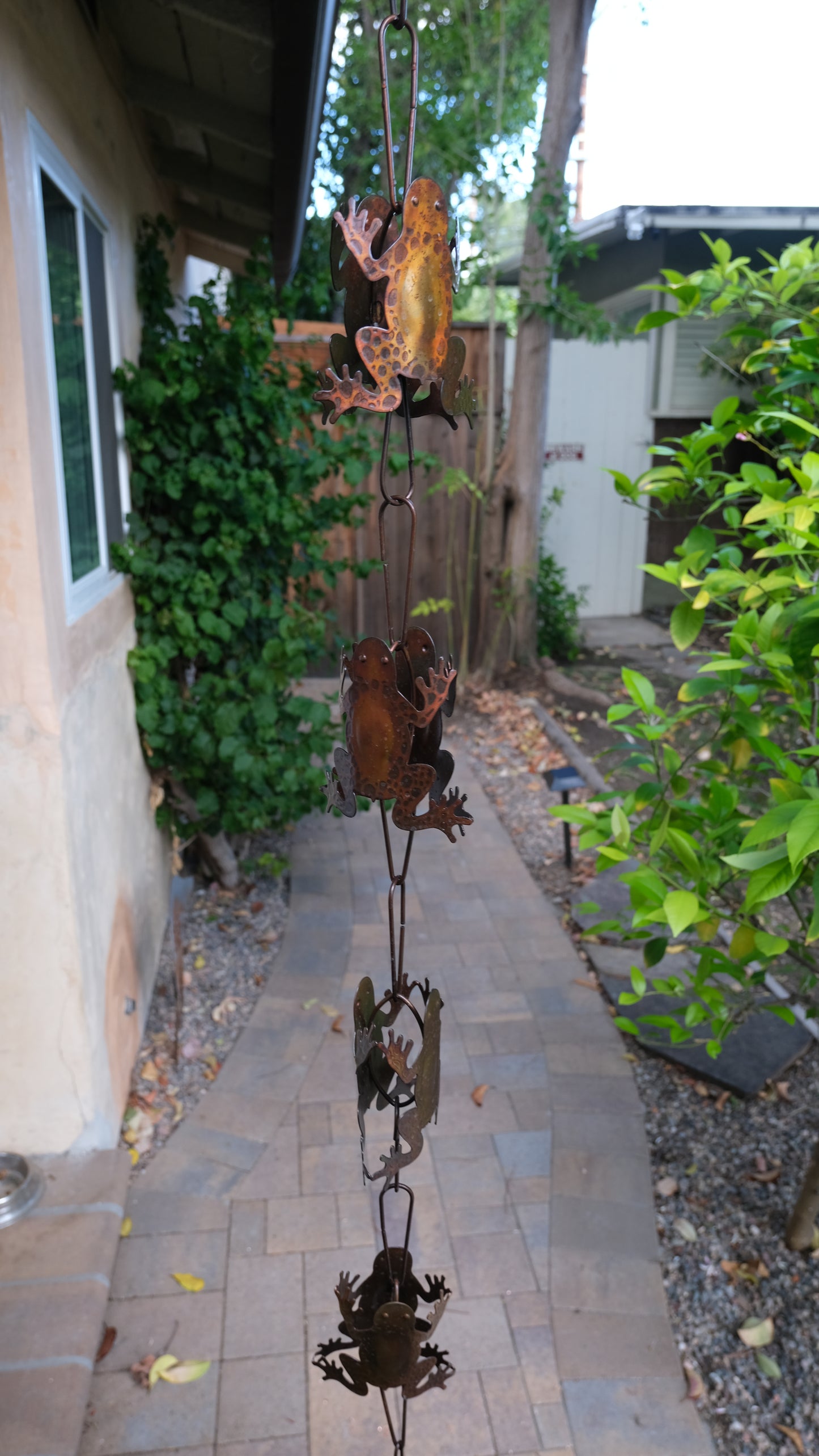 Frogs Steel Rain Chain Nature Series