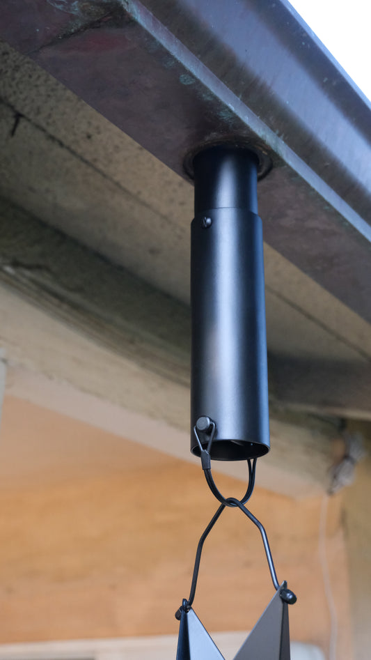 Rain Chain Installation Kit 6" Extension BLACK RCR-EXT6-BLK