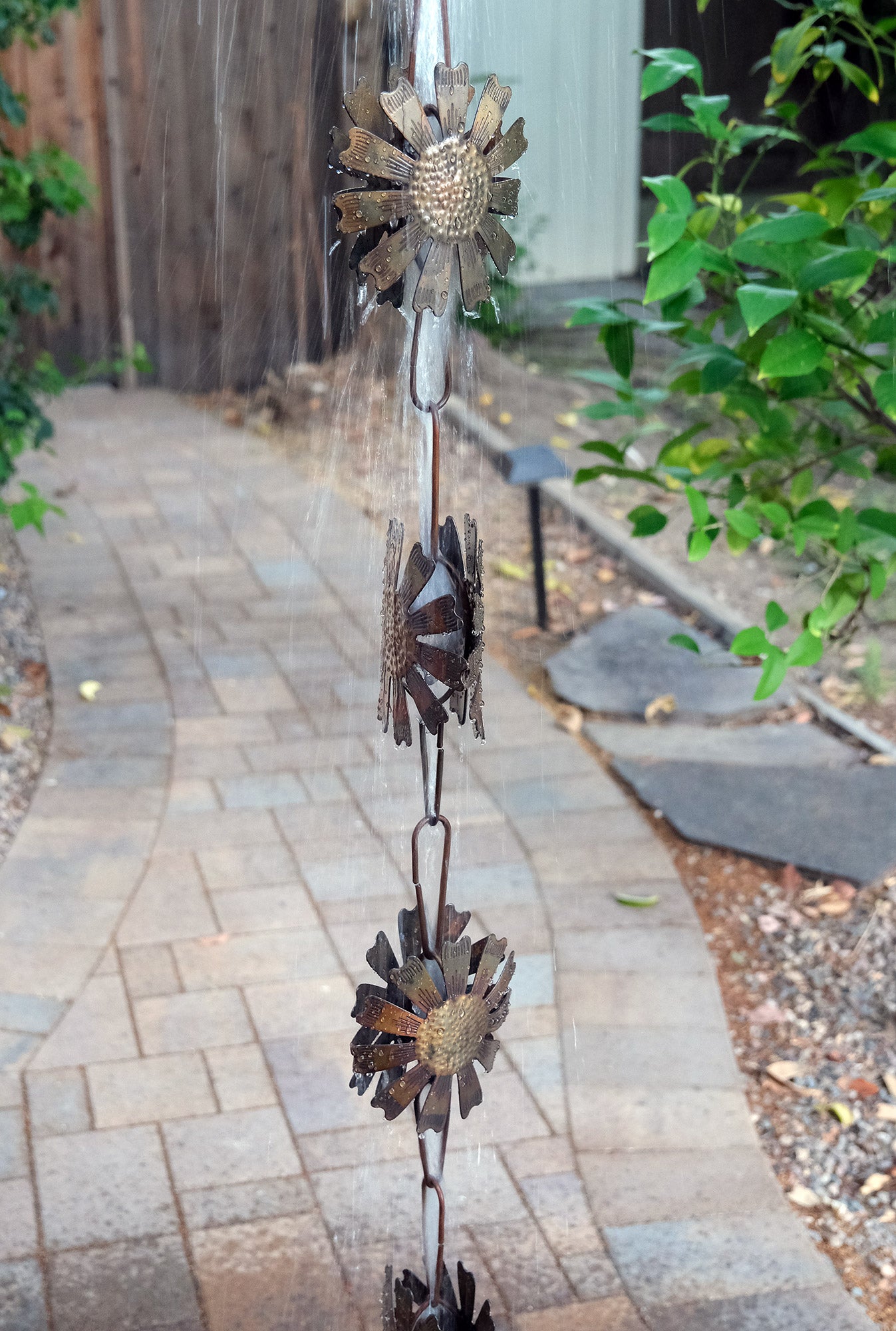 Daisy Flower Steel Rain Chain Nature Series