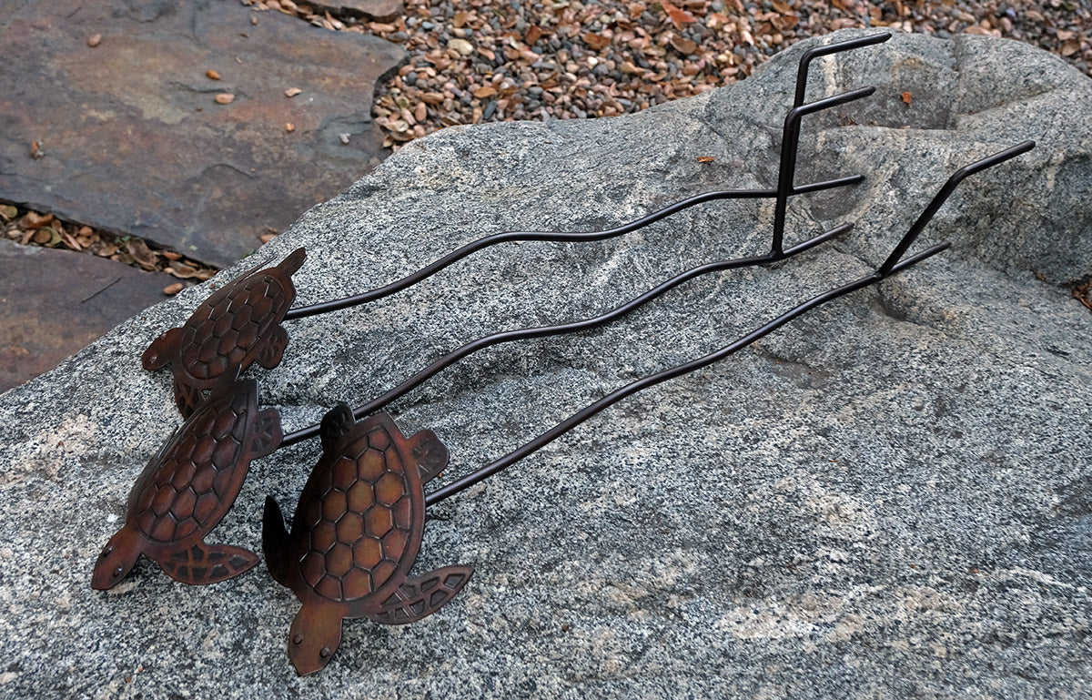 GS-002 Turtles Garden Stakes (set of 3)