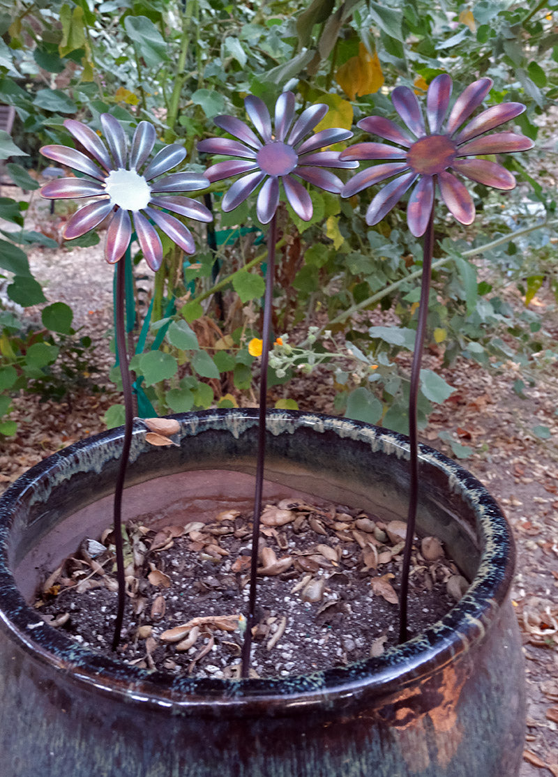 GS-006 Wildflower Garden Stakes (set of 3)