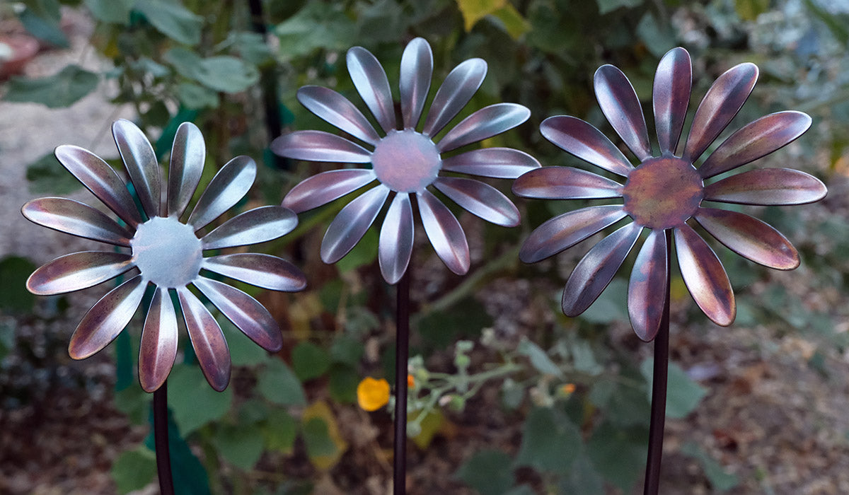GS-006 Wildflower Garden Stakes (set of 3)