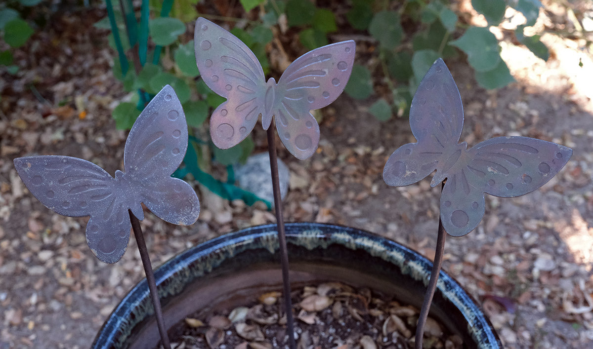GS-004 Butterfly Garden Stakes (set of 3)