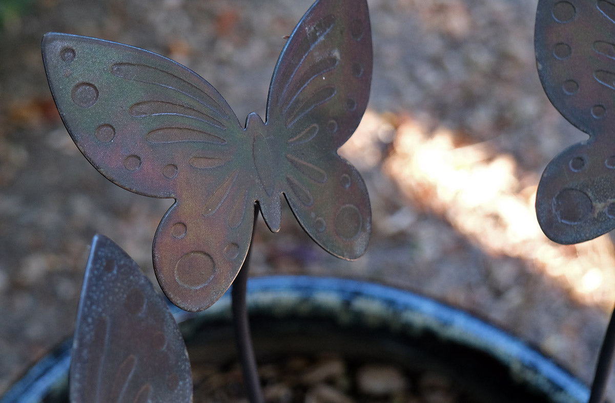 GS-004 Butterfly Garden Stakes (set of 3)
