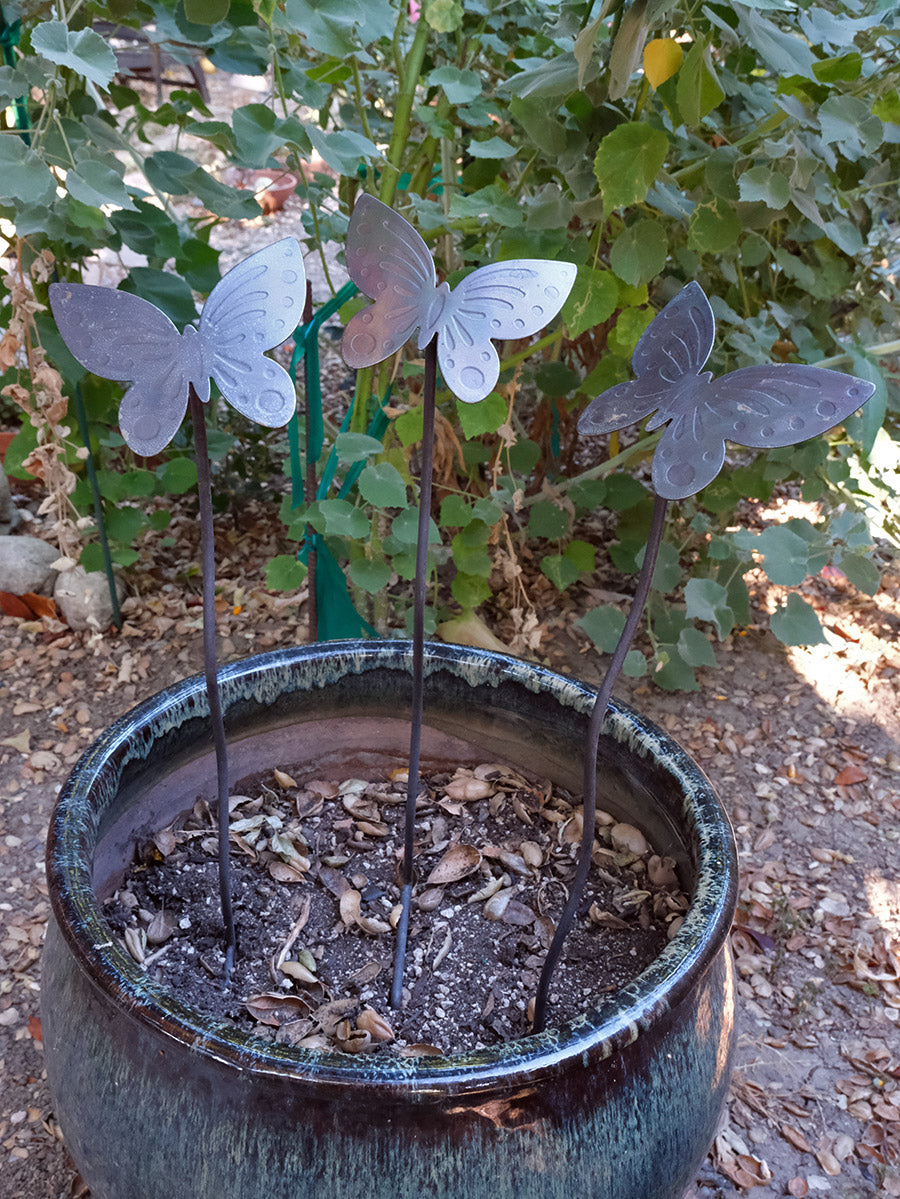 GS-004 Butterfly Garden Stakes (set of 3)