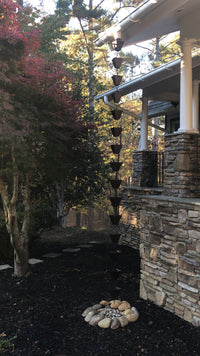 XL Square Cups Powder Coated Bronze Aluminum 3121-XL-BRZ
