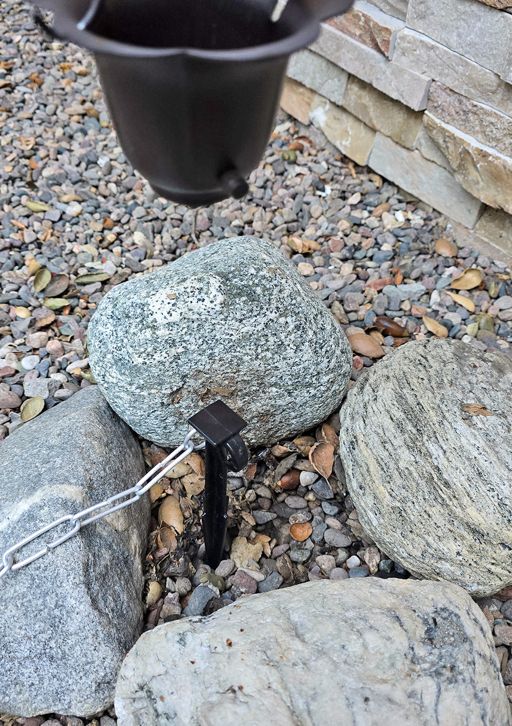 Rain Chain Anchor Stake #RCAS-001