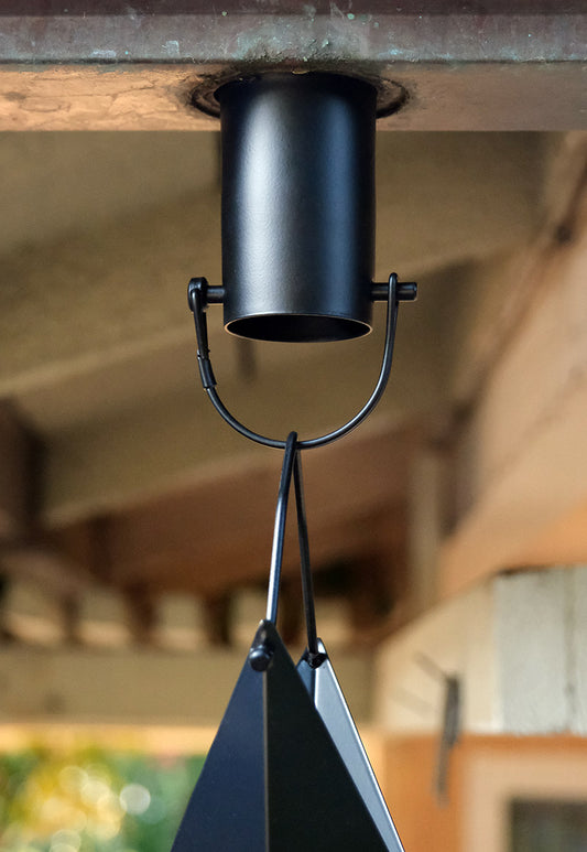 Rain Chain Installation Kit #RCR-BLK black powder coating