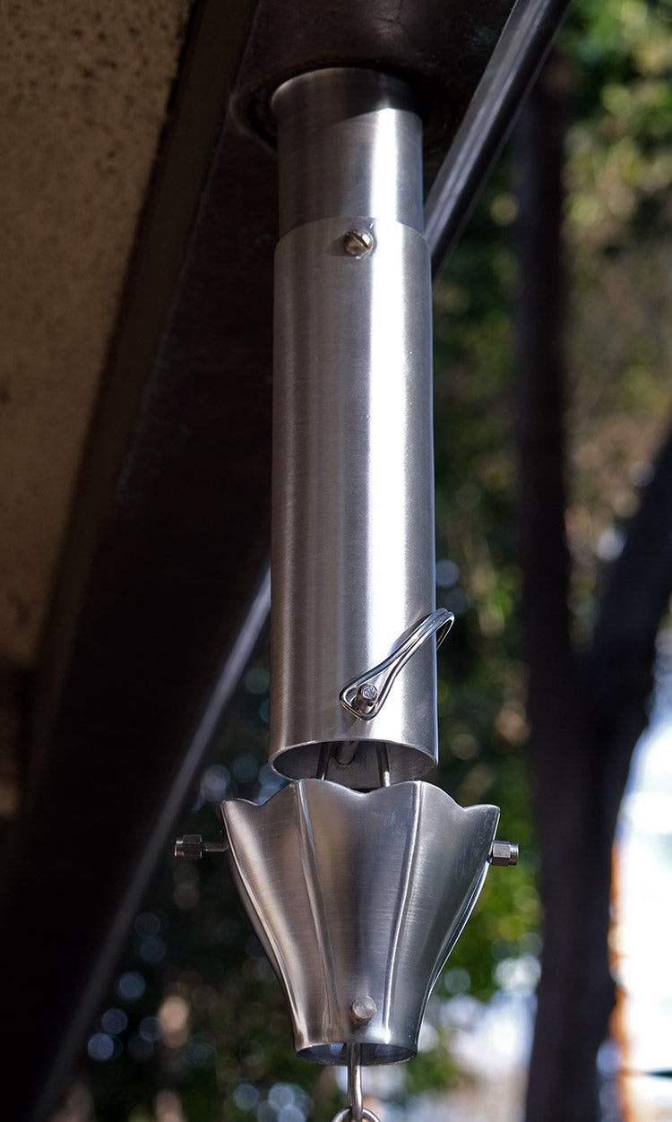 Rain Chain Installation Kit 6" Extension ALUMINUM RCR-EXT6-AL