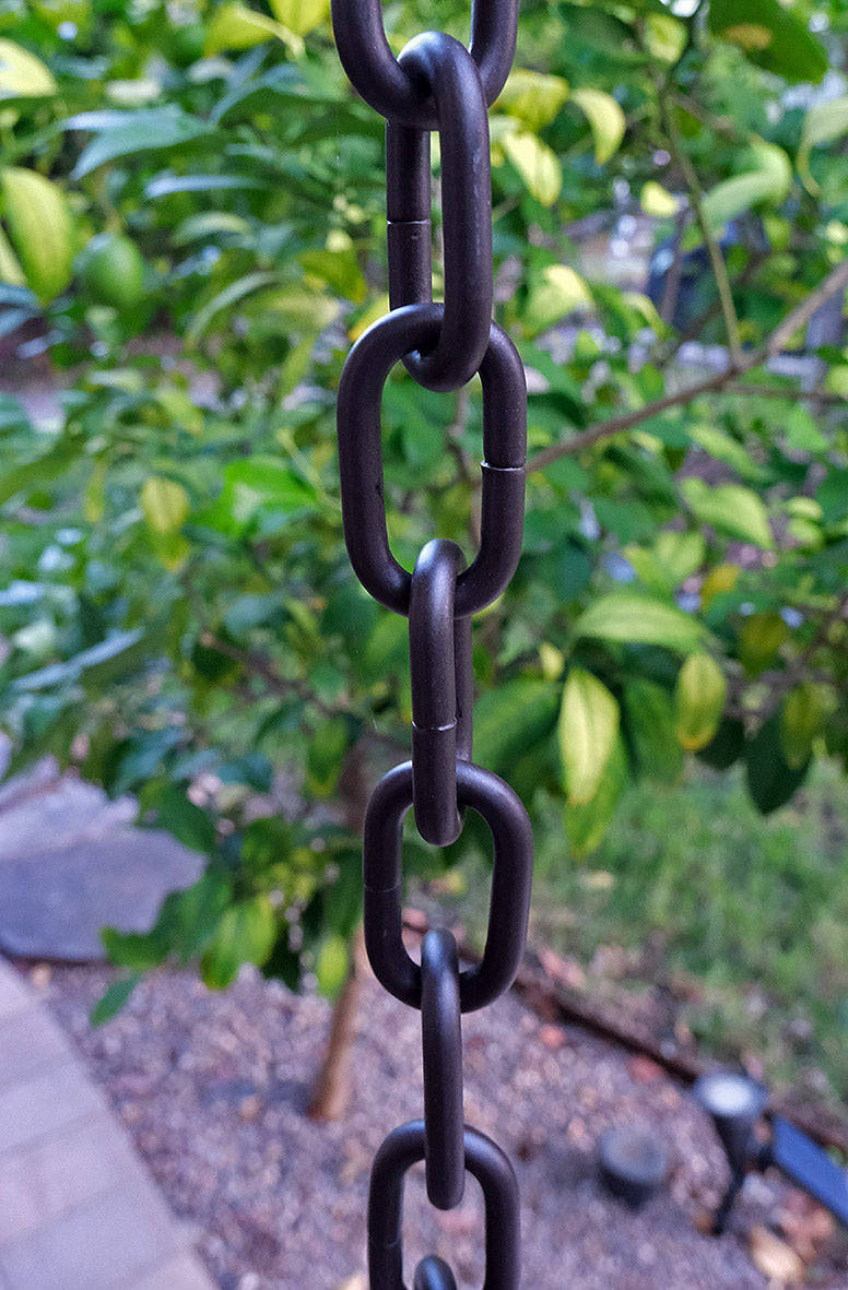 T4-BRZ Aluminum Link Chain Powder Coated Bronze