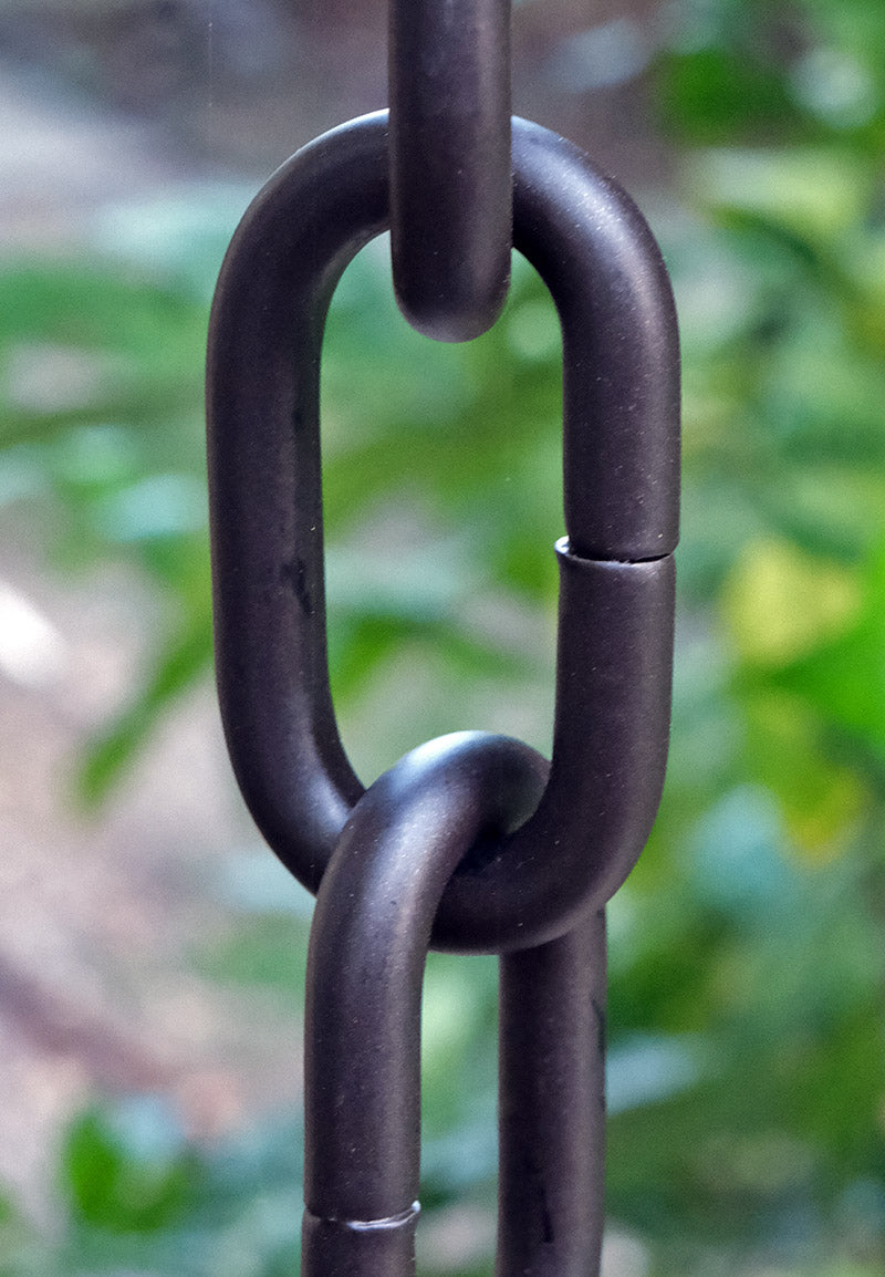 T4-BRZ Aluminum Link Chain Powder Coated Bronze