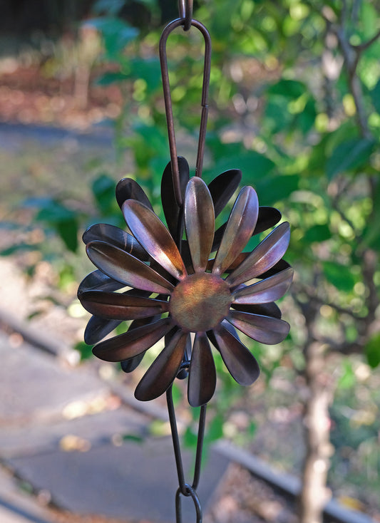 Wildflower Steel Rain Chain Nature Series