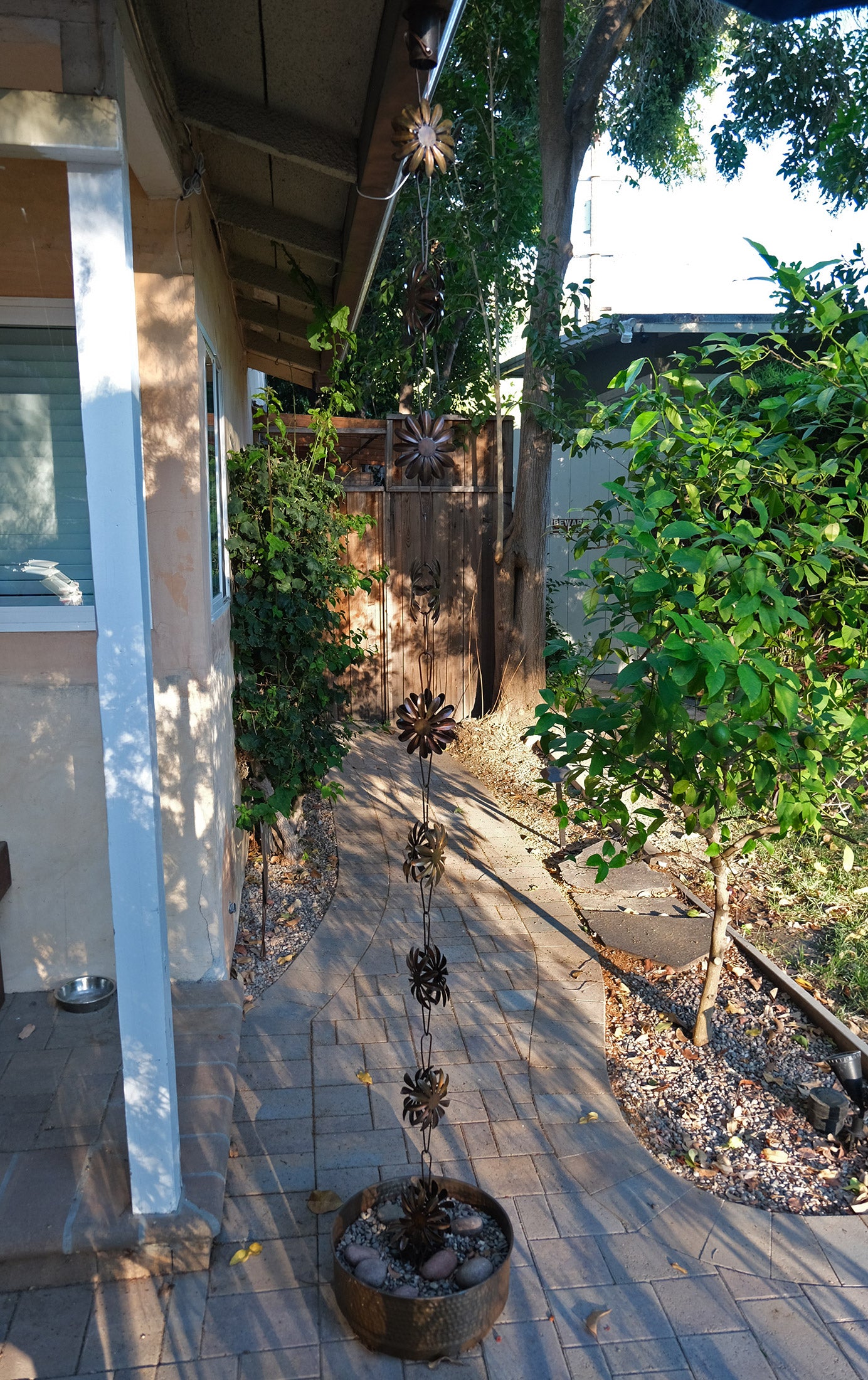 Wildflower Steel Rain Chain Nature Series