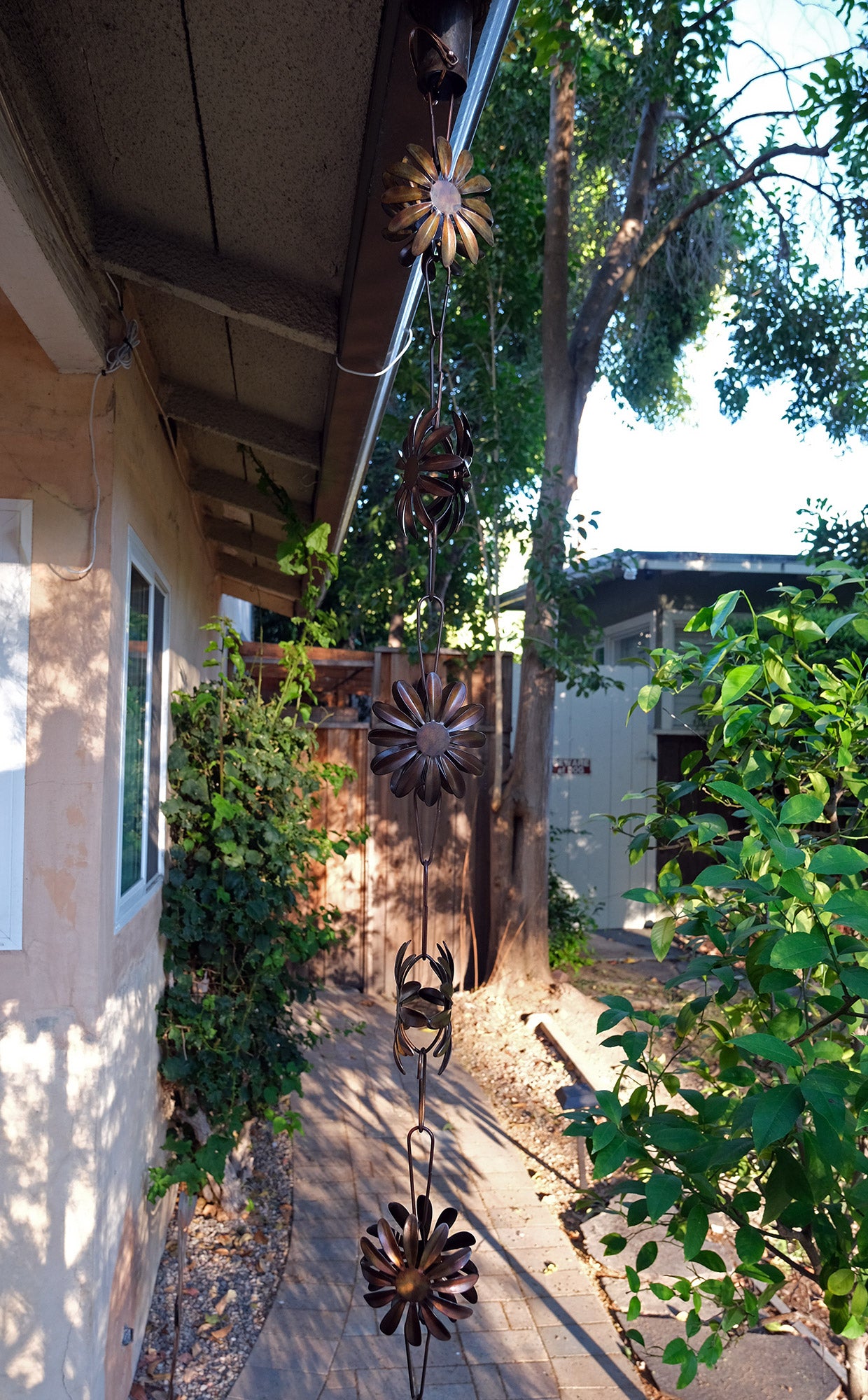 Wildflower Steel Rain Chain Nature Series