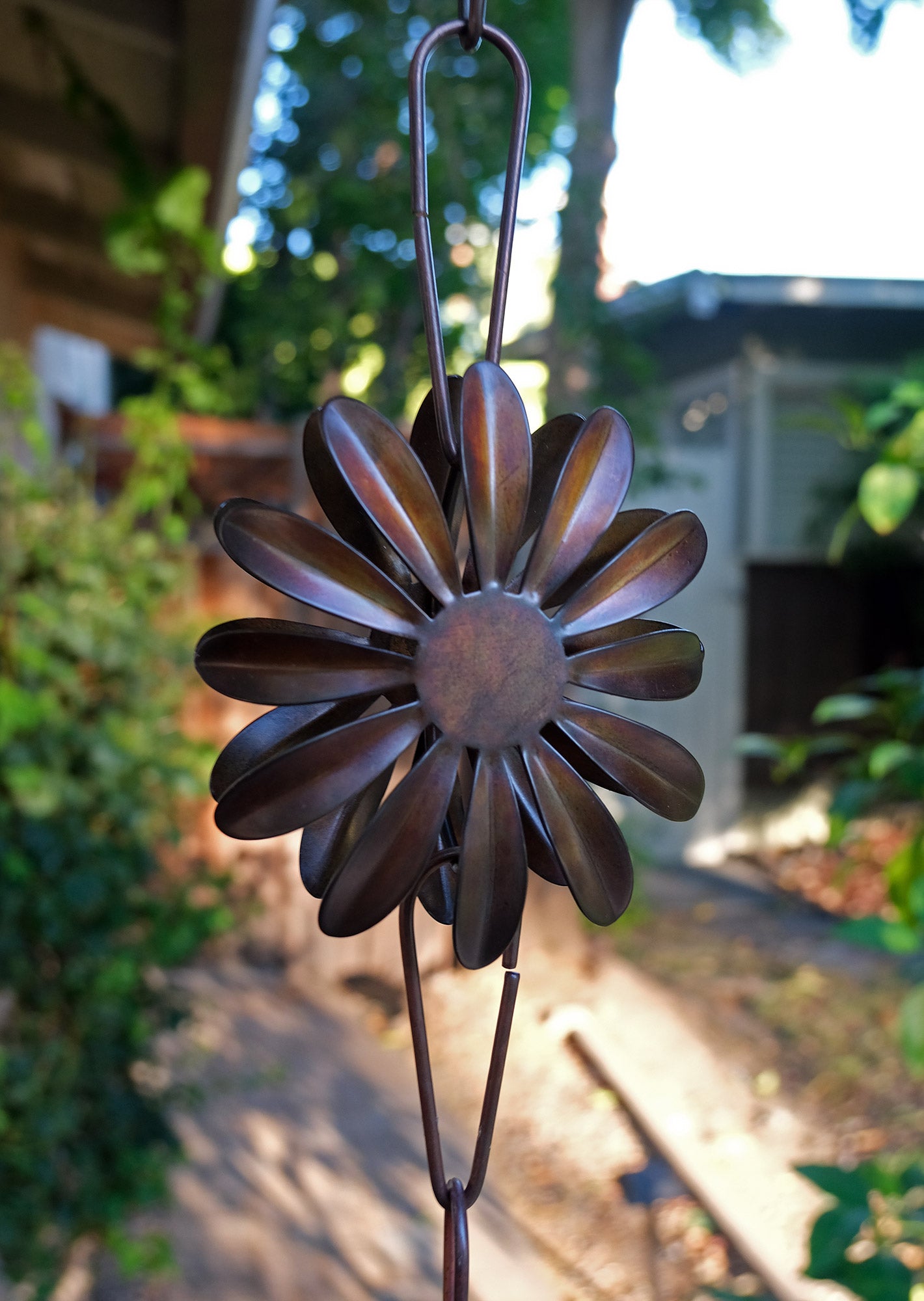 Wildflower Steel Rain Chain Nature Series