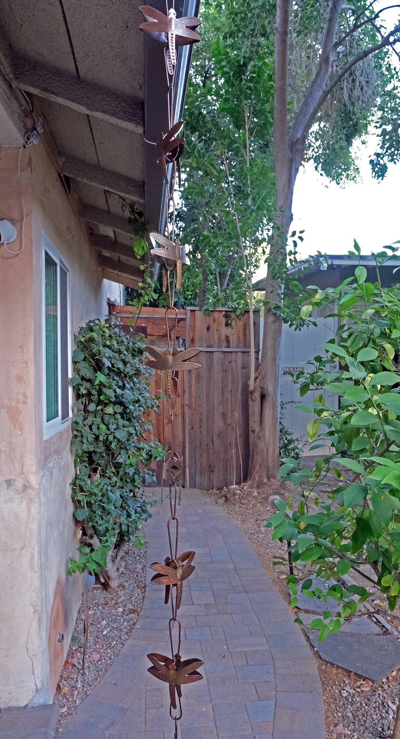 Dragonflies Steel Rain Chain Nature Series