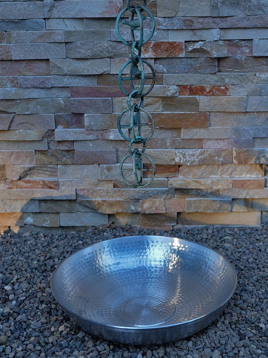 Aluminum Hammered Dish 3145-AL