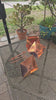 Pagoda Cups Square Copper Plated Rain Chain  4297-COP 