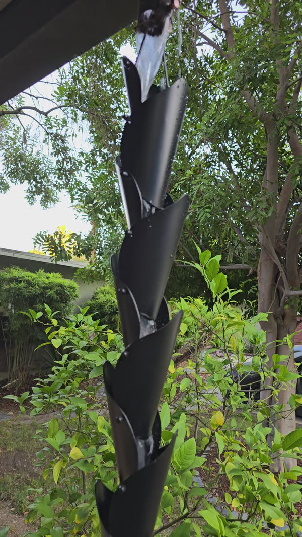 Dragon Scales Rain Chain Black DS5245 