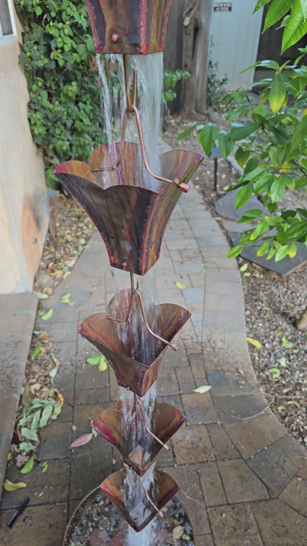 Large Square Cups  Pre-Aged Copper 3121-L 