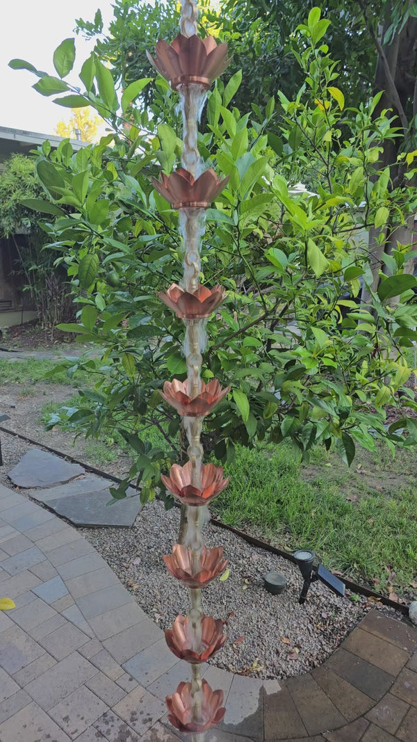 Double Lotus Brass & Copper Cups DL-701 