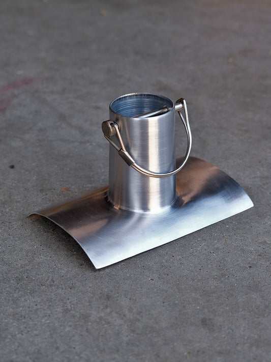 Half Round Aluminum Rain Chain Installation Kit #RCR-HR-AL