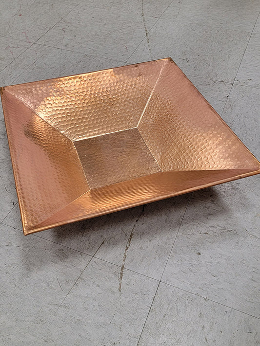 Copper Square Dish *FACTORY 2ND* 4298-COP-1