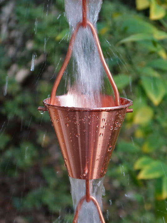 Steel Cups Copper Plated  #Y9002-COP